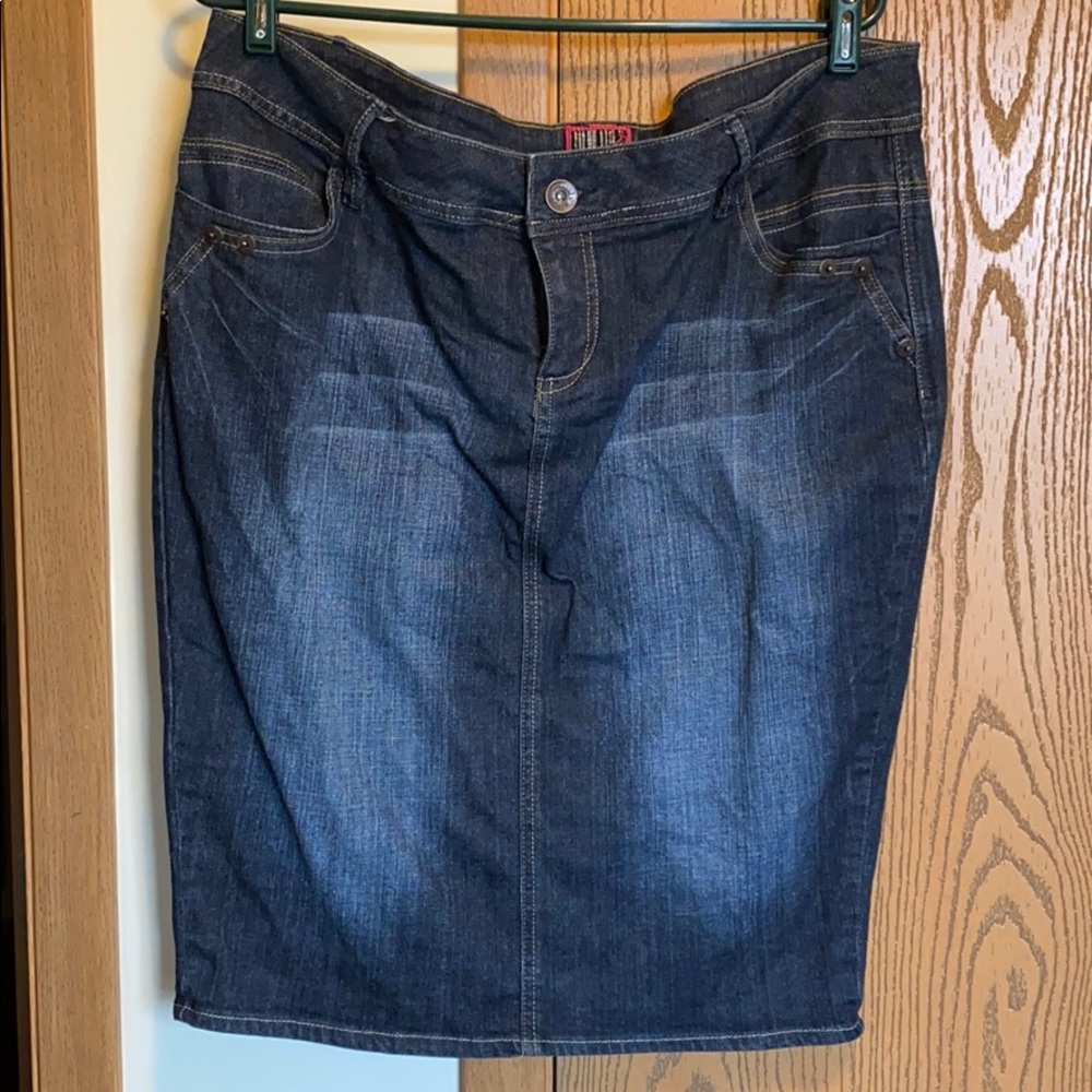 Torrid Straight Denim Skirt